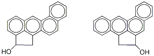 1,2-Dihydro-benz[j]aceanthrylen-2-ol and 5,6-Dihydro-benz[e]aceanthrylen-6-ol 구조식 이미지