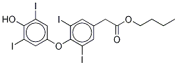 3,5,3',5'-Tetraiodo Thyroacetic Acid n-Butyl Ester 구조식 이미지