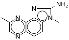 2-Amino-3,8-dimethylimidazo[4,5-f]quinoxaline-13C,15N2 Structure