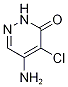 Desphenyl Chloridazon-15N2 구조식 이미지