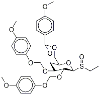 Ethyl 2,3-Di-O-(4-Methoxybenzy)-4,6-(4-methoxybenzylidene)- -D-thiogalactopyranoside S-Oxide 구조식 이미지