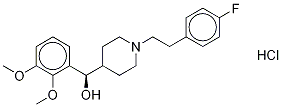 Volinanserin-d4 Hydrochloride Salt Structure