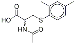 N-Acetyl-S-(2,4-dimethylbenzene)-D,L-cysteine 구조식 이미지