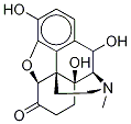 10α-Hydroxy Oxymorphone 구조식 이미지