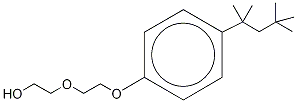 4-tert-Octylphenol Diethoxylate-13C6 Structure