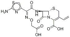 Cefixime-13C,15N2 구조식 이미지