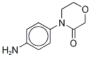 4-(4-AMinophenyl)-3-Morpholinone-d4 Structure