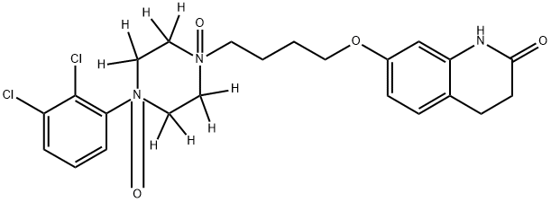 Aripiprazole-d8 N,N-Dioxide Structure