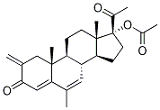 2-Methylene Megestrol Acetate Structure