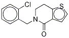 4-Oxo Ticlopidine-d4 구조식 이미지