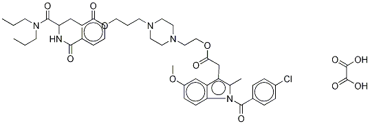 ProgluMetacin-d4 Dioxalate 구조식 이미지