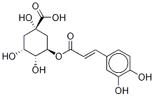 Chlorogenic Acid-13C3 구조식 이미지