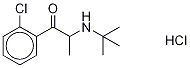 3-Deschloro-2-chloro Bupropion-d9 Hydrochloride 구조식 이미지