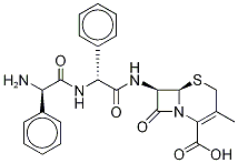 Phenylglycylcefalexin-d5 구조식 이미지