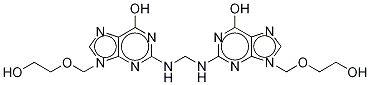 Acyclovir N-Methylene Dimer Structure