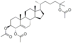 4α,25-Dihydroxy Cholesterol Triacetate 구조식 이미지