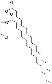rac 1,2-Bis-palmitoyl-3-chloropropanediol-13C3 구조식 이미지