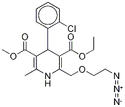 2-[(2-AZIDOETHOXY-D4)METHYL]-4-(2-CHLOROPHENYL)-3-ETHOXYCARBONYL-5-METHOXYCARBONYL)-6-METHYL-1,4-DIHYDROPYRIDINE Structure