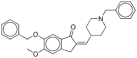 1-(Benzyl-d5)-4-[(6-benzyloxy-5-methoxy-1-indanone)-2-ylidenyl]methylpiperidine Structure