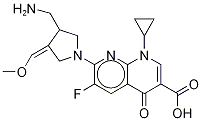 Gemifloxacin-13C2,d2 구조식 이미지