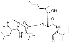 Cyclosporin D-d4 구조식 이미지