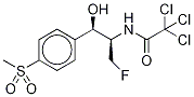 N-Trichloroacetyl Florfenicol Amine 구조식 이미지