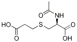 N-Acetyl-S-(2-carboxyethyl)-L-cysteine Bis(dicyclohexylamine) Salt 구조식 이미지