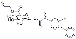 Flurbiprofen Acyl-β-D-glucuronide Allyl Ester
(Mixture of Diastereomers) Structure