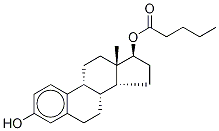 Estradiol 17-Valerate-d9 구조식 이미지