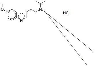 5-Methoxy-N,N-diisopropyltryptamine-d4 Hydrochloride 구조식 이미지