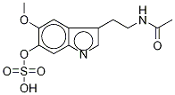 6-Sulfatoxy Melatonin-d4 Structure