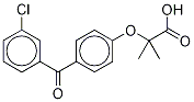 3-Chloro Fenofibric Acid-d6 구조식 이미지