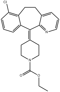 8-Dechloro-7-chloro Loratadine Structure