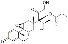 BetaMethasone 9,11-Epoxide 17-Propionate-d5 Structure