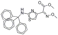 (Z)-2-(2-TritylaMinothiazol-4-yl)-2-MethoxyiMinoacetic Acid Methyl Ester 구조식 이미지