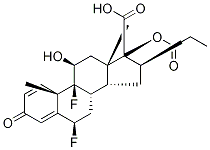 Fluticasone 17β-Carboxylic Acid Propionate-d3 구조식 이미지