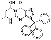 N-Trityl-4,6,7,8-tetrahydro-8-hydroxy-6-MethylpyriMido[1,2-a]purin-10(3H)-one-13C2,15N 구조식 이미지