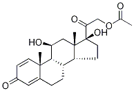 Prednisolone-d8 Acetate 구조식 이미지