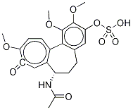 3-DeMethyl Colchicine 3-O-Sulfate Structure