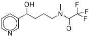 4-(N-Methyl-N-trifluoroacetaMide)-1-(3-pyridyl)-1-butanol 구조식 이미지