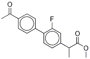 Methyl 2-(4’-Acetyl-2-fluoro-biphenyl-4-yl)-propionate-d3 Structure