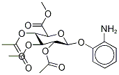 2-Aminophenyl 2,3,4-Tri-O-acetyl--D-glucuronide, Methyl Ester 구조식 이미지