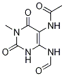 5-Acetylamino-6-formylamino-3-methyl-d3-uracil(see A168212) 구조식 이미지