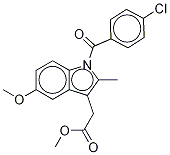 Indomethacin-d4 Methyl Ester 구조식 이미지