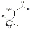 (R,S)-α-Amino-3-hydroxy-5-methyl-4-isoxazolepropionic Acid-13C2,15N Structure