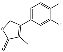 4-(2,4-Difluorophenyl)-3-methyl-2(5H)-furanone 구조식 이미지