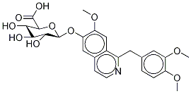 6-Demethyl Papaverine-d3 β-D-Glucuronide Structure