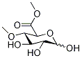 Methyl 4-O-Methyl-D-glucuronate Structure