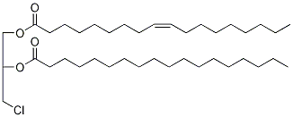 rac 1-Oleoyl-2-stearoyl-3-chloropropanediol-d5 구조식 이미지