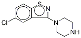 5-Chloro-3-(piperazin-1-yl)benzol[d]isothiazole-d8 구조식 이미지